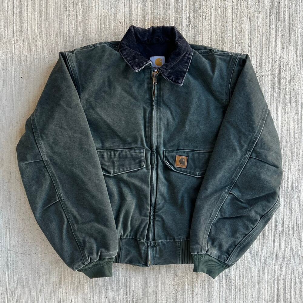 Carhartt J165 MOS green bomber work wear jacket